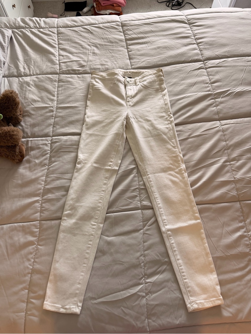 American Eagle Outfitters White Skinny Jeans